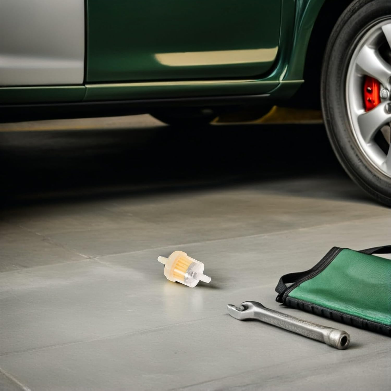 20Pcs Magnetic Inline Fuel Filter for Motorcycles Lawn Mowers Atvs Small Engines Gasoline Gas Filter Replacement with Quick Installation and Filtration image number 2