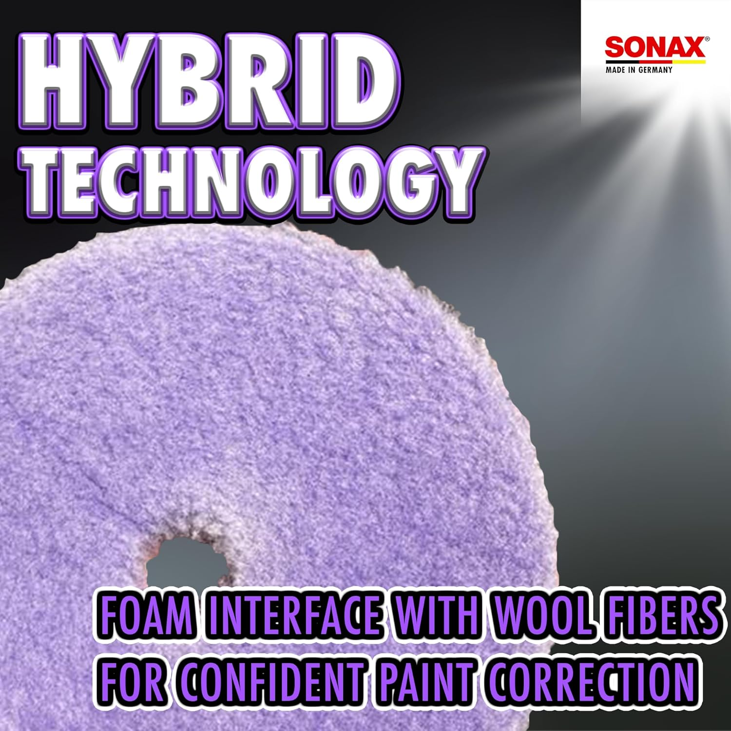 Sonax Hybrid Wool Polishing Pad, 143 Dimeter image number 4