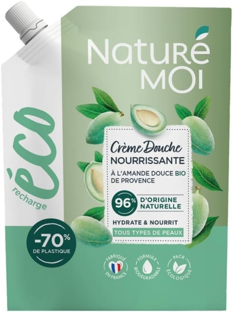 Natur&eacute; Moi Nourishing Shower Cream Sweet Almond Eco-Refill 500Ml
