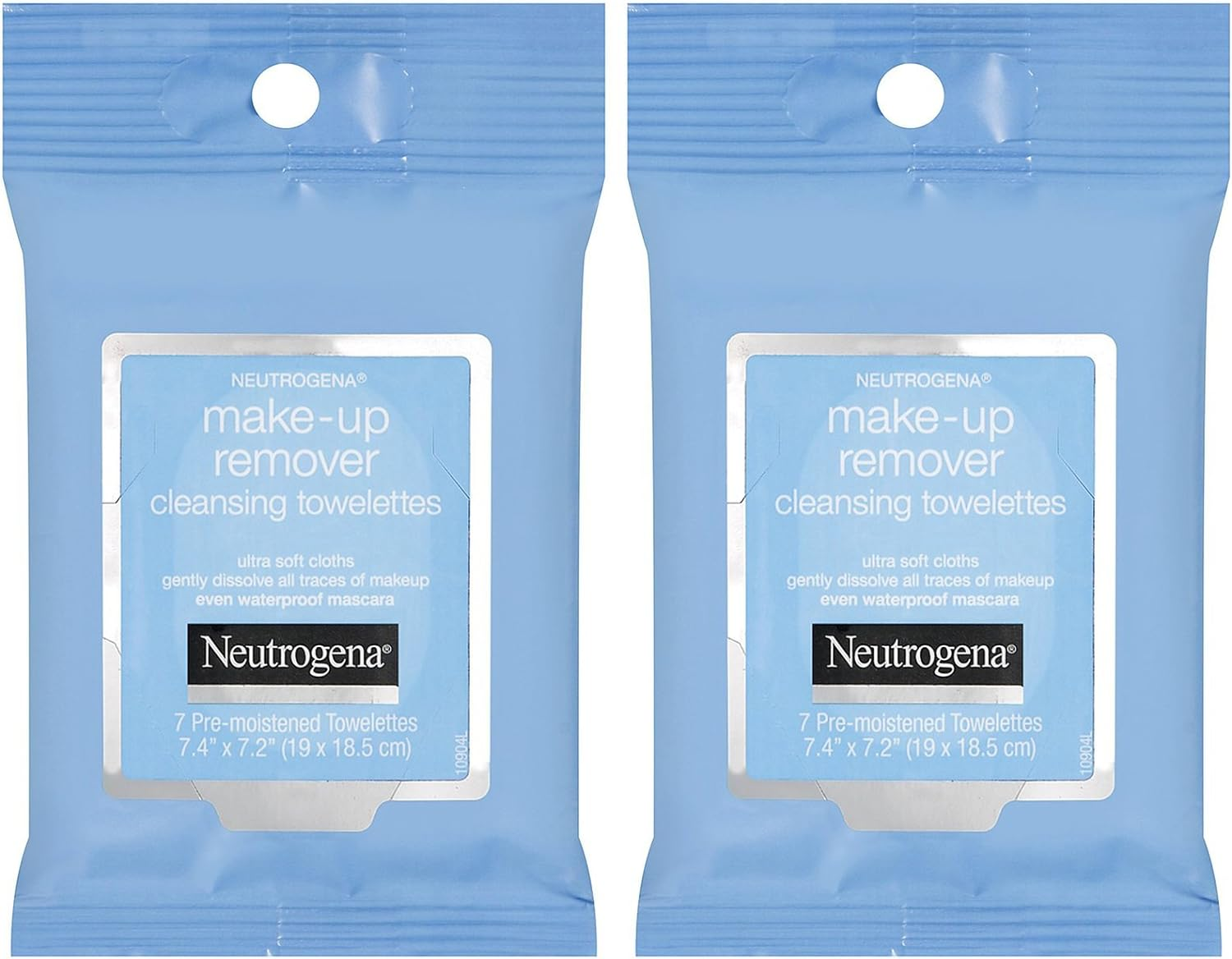 Neutrogena Makeup Remover Cleansing Towelettes, 7 Ct, 2 Pack image number 1