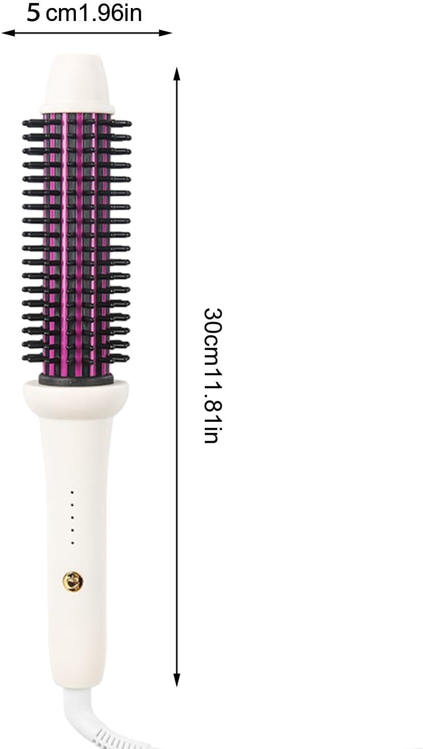 Rotating Brush, Ceramic Curling Iron Brush, Hair Styling Curler Brush, Short Hair Rotating Curling with Barrels, Hair Styling Rotating Brush, Fully Automatic Rotating Hair Curler for Girls image number 1