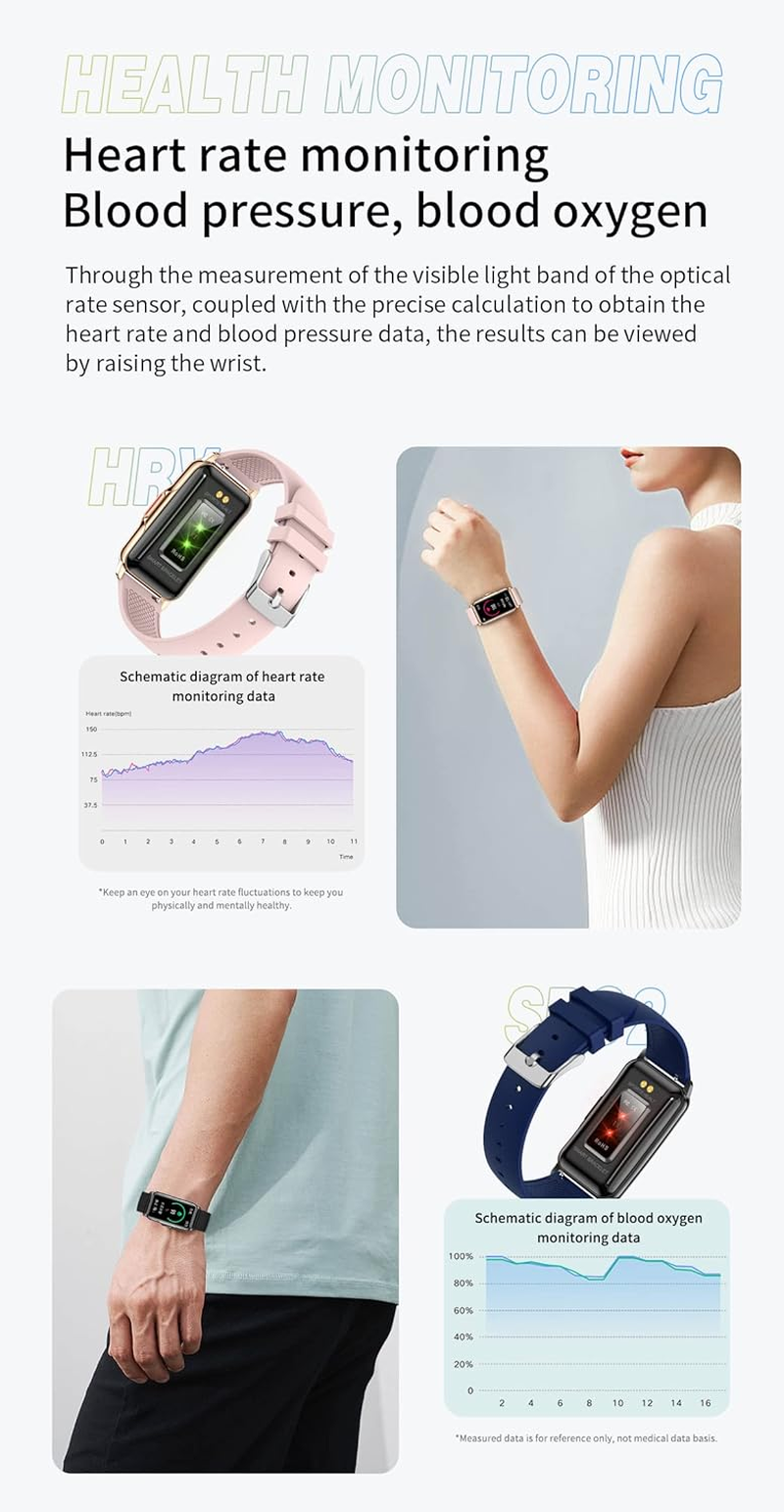 PLAZOR Smart Watches Fitness Tracker for Women Men(Gold) with 115 Sports Modes, 24/7 Heart Rate, Blood Oxygen, Sleep Tracker, Step Calorie Counter, IP67 Waterproof Watch for Andriod Ios image number 2