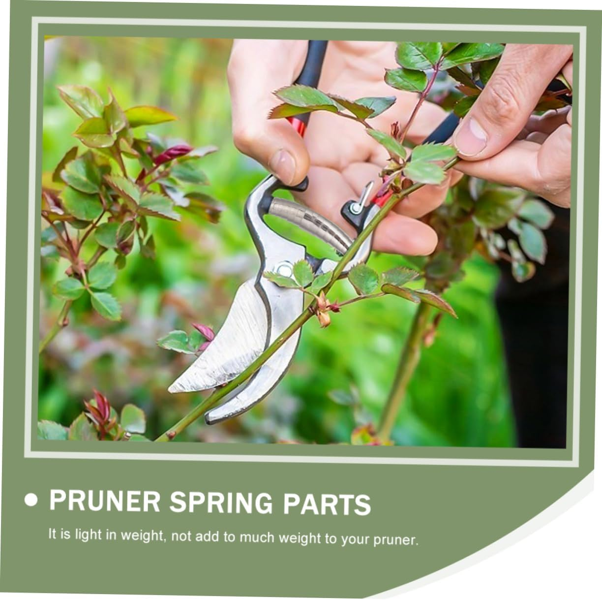 Sosoport 10Pcs Gardening Pruner Replacement Springs Easy Install Lightweight for Garden Tools image number 1