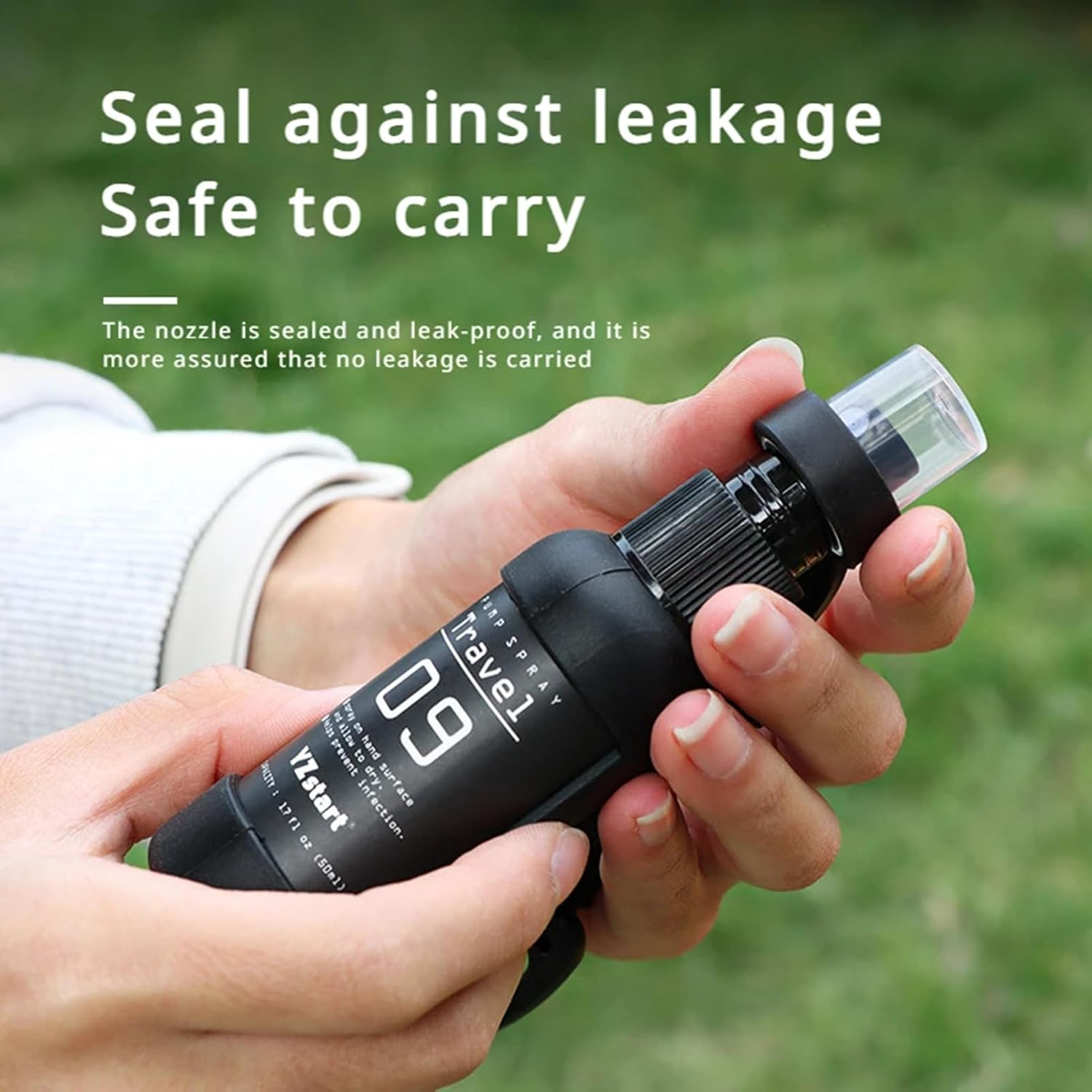 Generisch Portable Spray Bottle - 50 Ml Refillable Travel Spray Bottle for Outdoor Camping, Hiking and Travel, Compact Bottom Bottle for Liquids, Mist, Skin Care and Cleaning image number 1