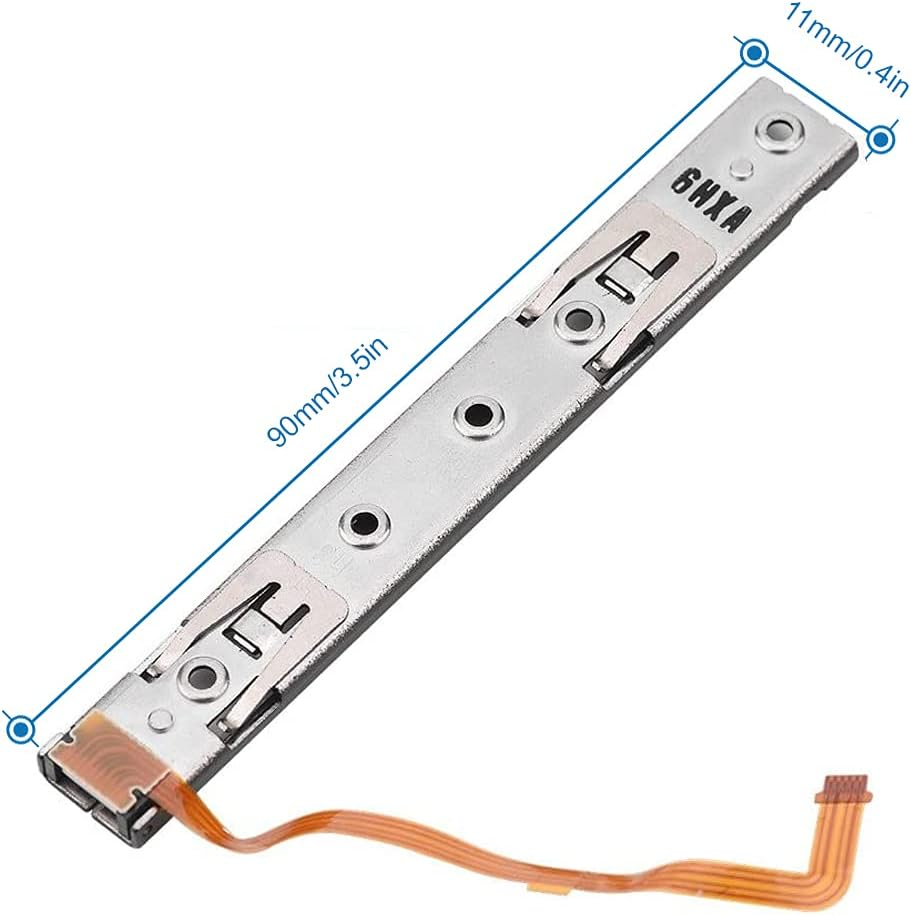 MMOBIEL 2 Pcs Left and Right Side Sensor Rail Metal Bracket Compatible with Nintendo Switch Console Incl. Y-Screwdriver image number 5