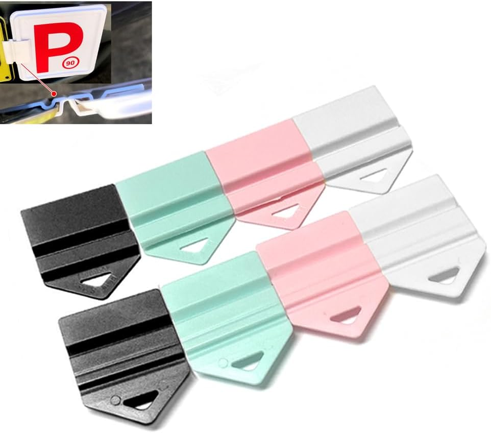 Clip It on Clips Easy to Attached & Removed from Licence Plate 4 Clip Only (Black) image number 2