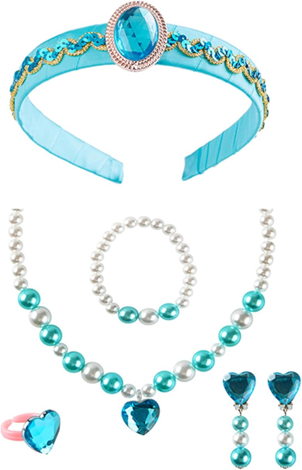 Girls Princess Costume Headband Kids Halloween Party Dress up Accessories image number 2