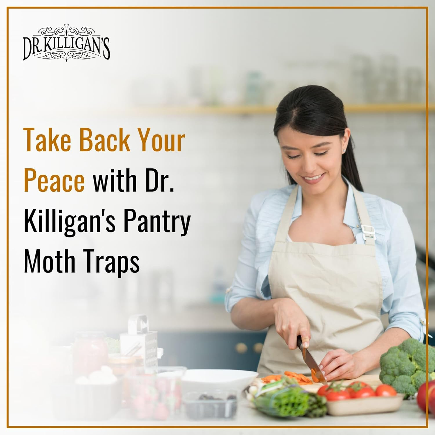 Dr. Killigan'S Premium Double Potent Pantry Moth Traps with Pheromones Prime, Indian Meal Moth Traps for House, How to Get Rid of Moths in House (6 Count, Blue) image number 6