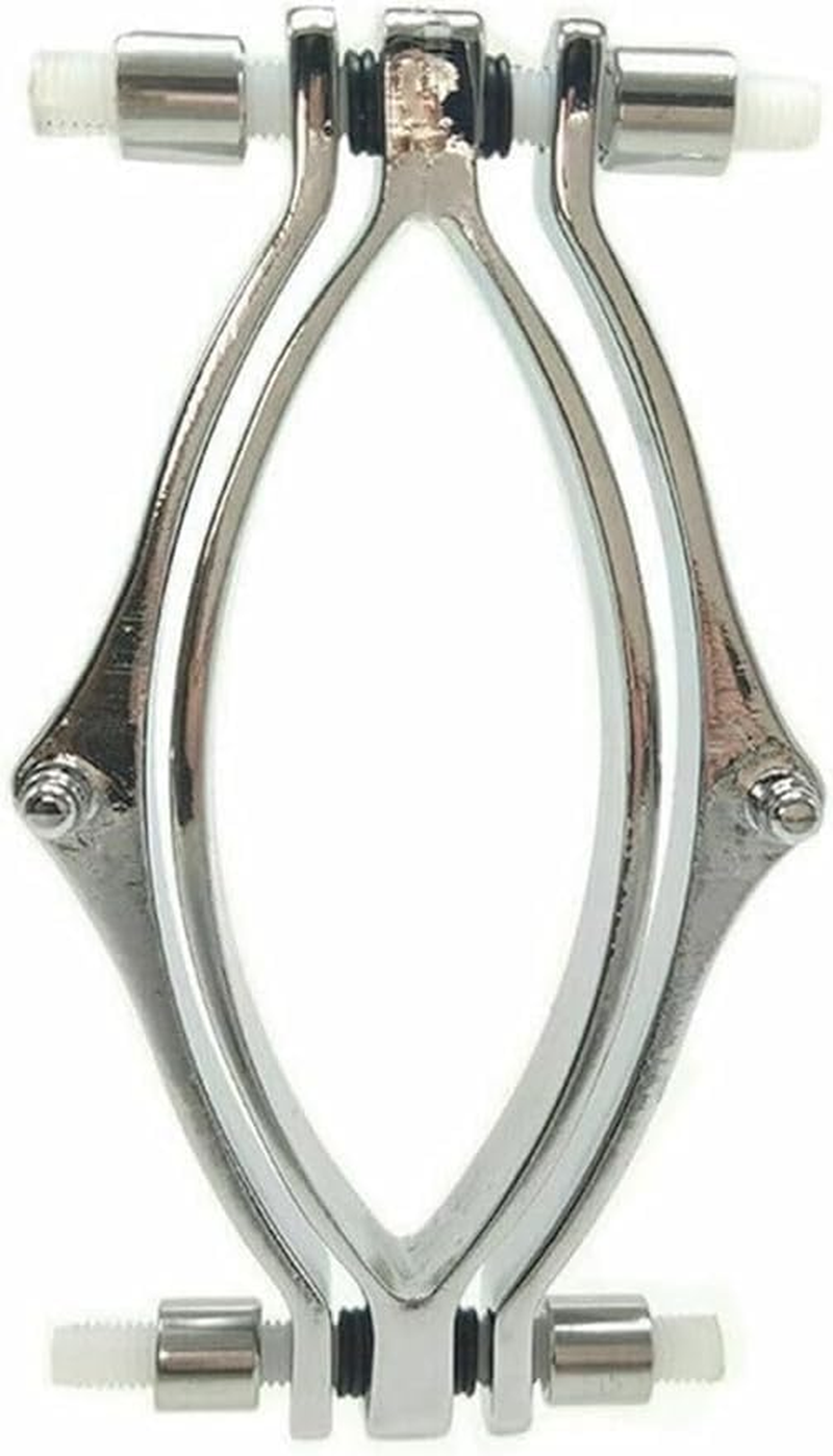 Electric Labia Clip Spreader Clamps Speculum Chastity Device Metal Chastity Dilator Electric Adjustable Clamp Device Women Spreader for Women Adult Sex Toys image number 1