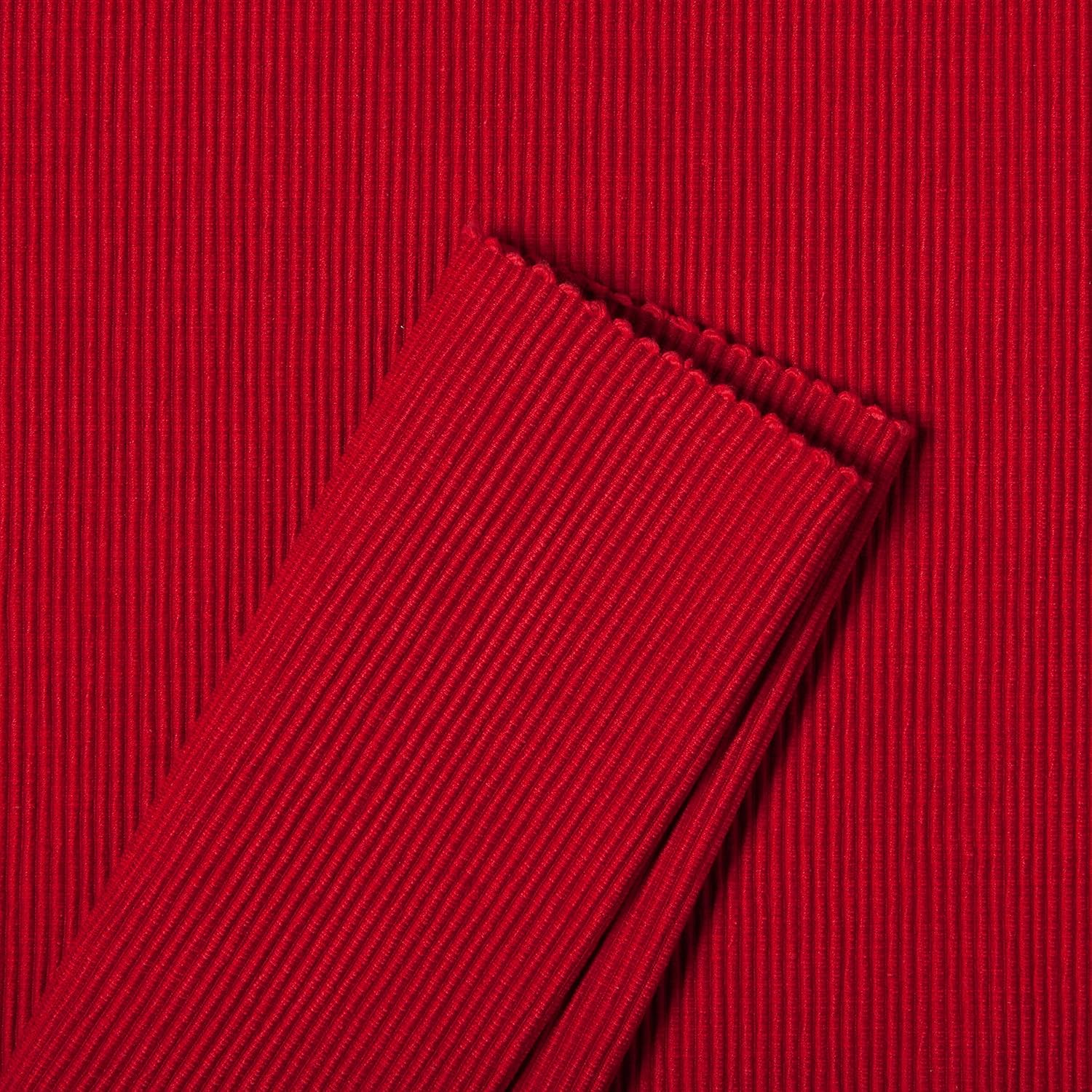 Now Designs Spectrum Placemats Ribbed Cotton, Chili Red, 19X13 Inches, Set of 4, (901495Aa) - Turquoise image number 2