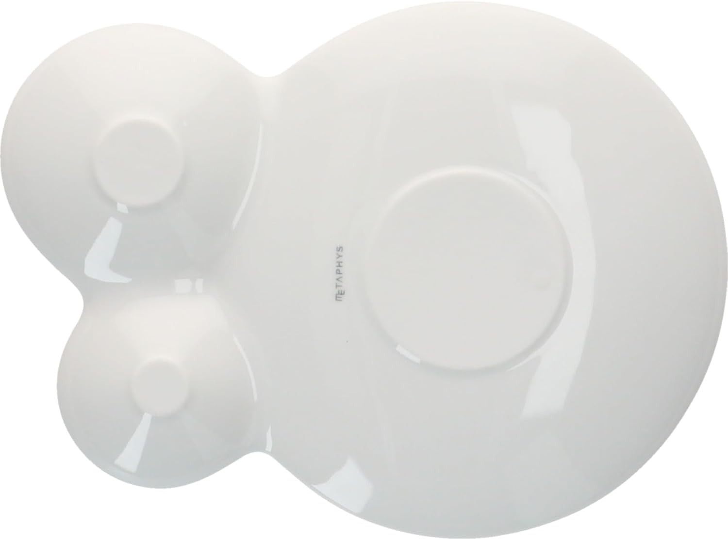 Mino Yaki 82-077-101 Miyama Plate, Divider Plate, 8.3 X 5.9 Inches (21 X 15 Cm), Savone Savone, White Porcelain, Made in Japan - White image number 3