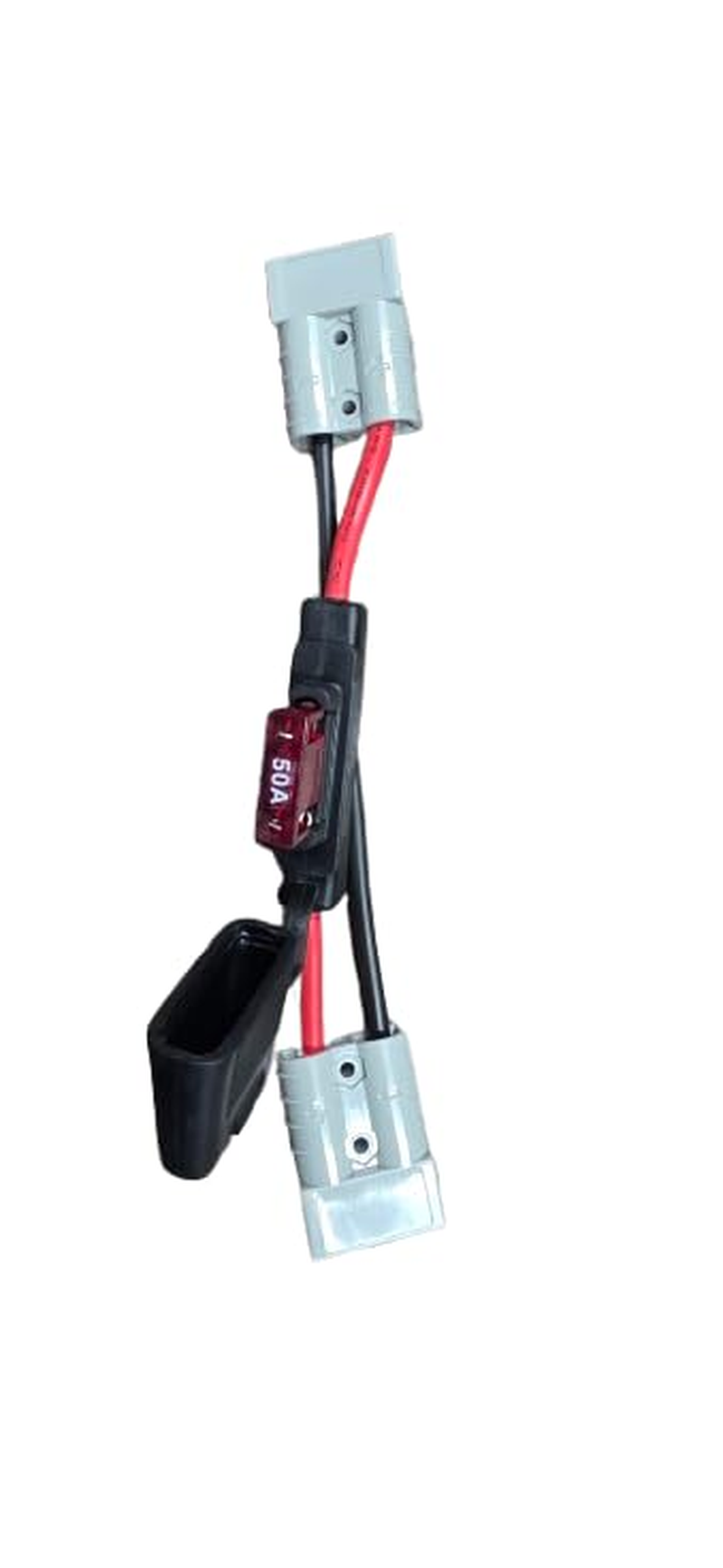 Inline 50 AMP Maxi Blade Fuse Holder with Anderson Style Plugs image number 2