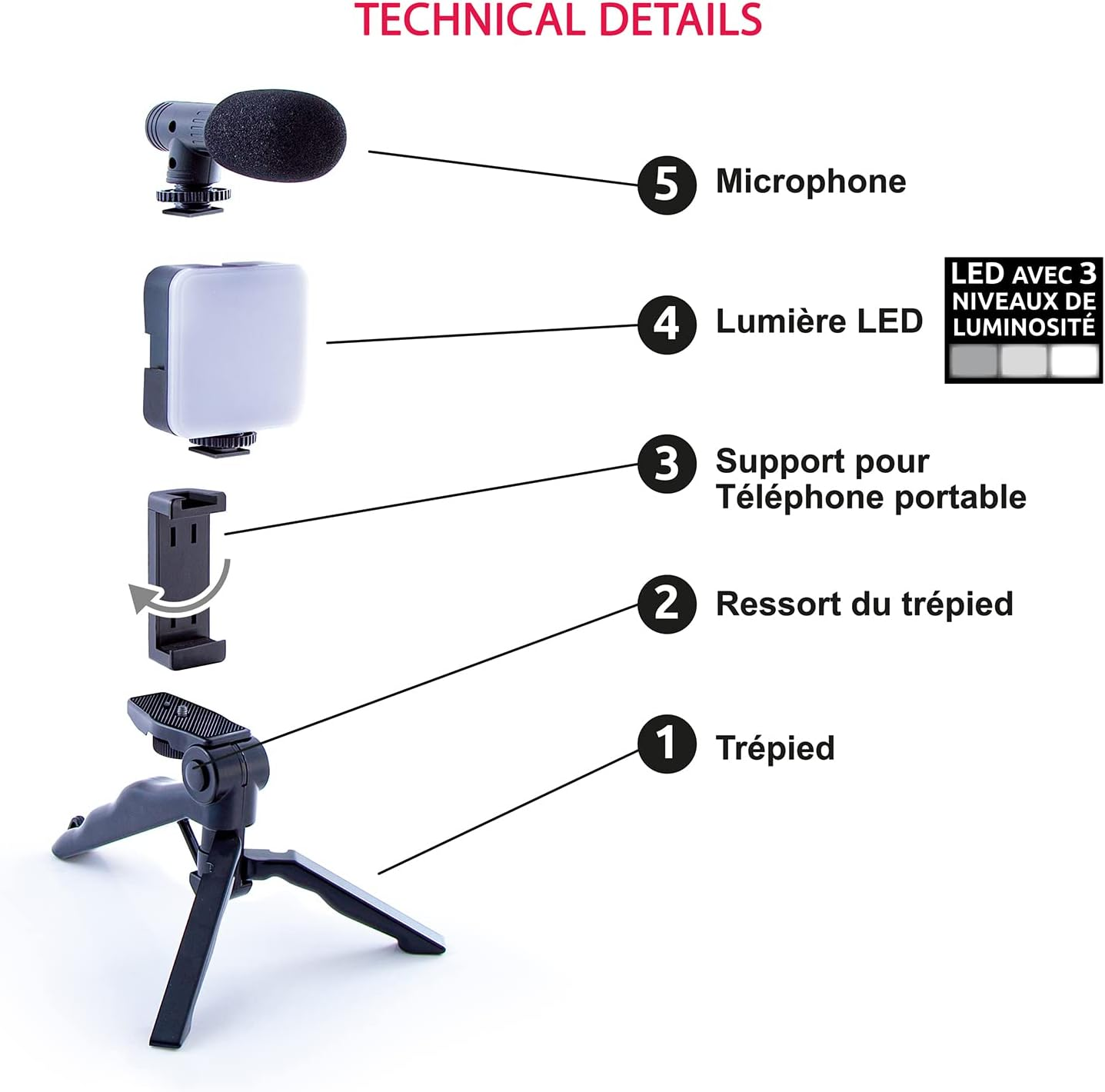 Studio Creator INF 033 Podcast and Vlogging Kit image number 6