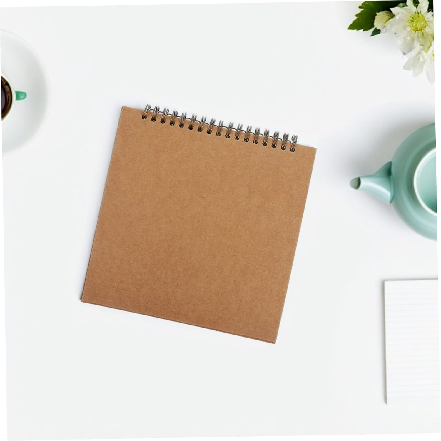 Amosfun DIY Scrapbook Photo Album Capacity Paper Keepsake Book for Weddings Anniversaries Family Events and Reliable Memory Storage For image number 1