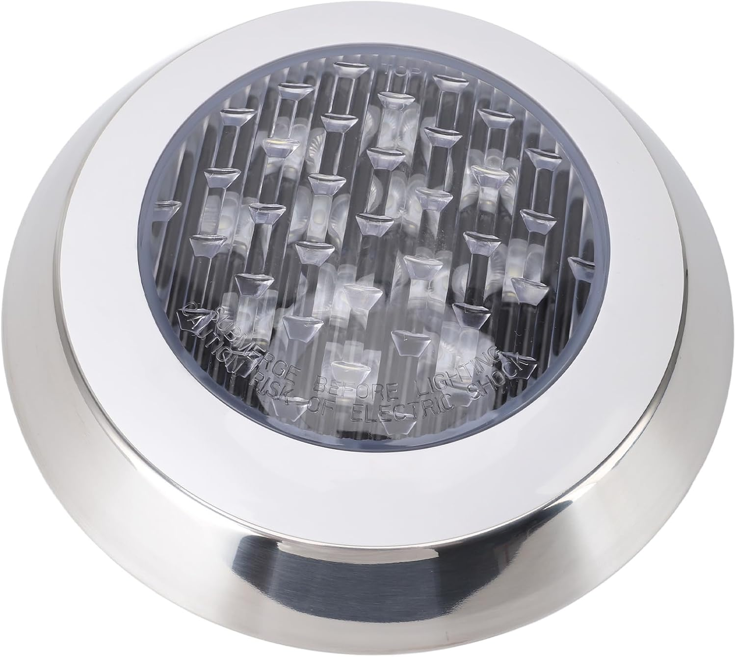 TOPINCN Recessed Submersible Pond Light Safe Underwater Lights for Pool, Hot Tub - Stable Performance (12W) image number 6
