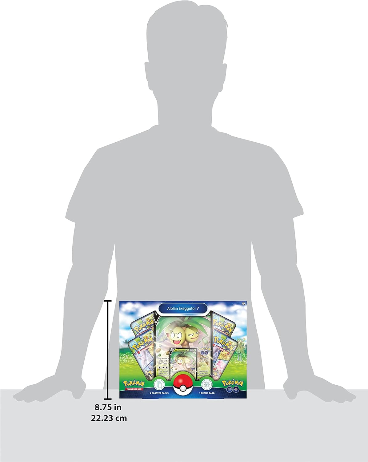 Pok&eacute;mon Alolan Exeggutor V TCG: Pokemon GO Collection Card Game, Multicolour