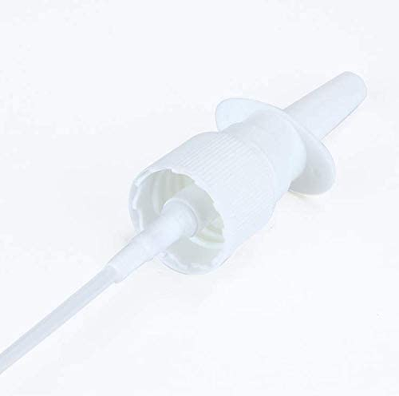 6 Pcs (20Ml/0.67Oz) Amber round Empty Glass Nasal Spray Bottle with Press Spray Head Refillable Portable Fine Mist Sprayers Containers Pot Travel Sub Bottling for Colloidal Silver Saline image number 2