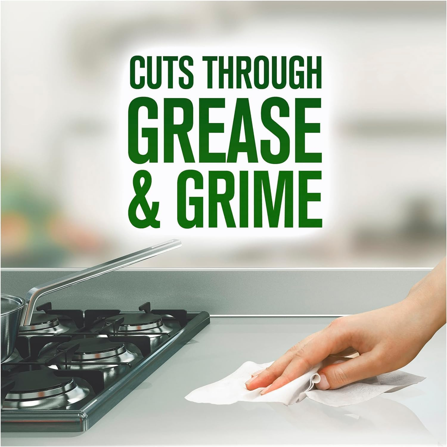 Pine O Cleen Disinfectant Biodegradable Multipurpose Wipes, Lemon Lime, 504 Wipes image number 1