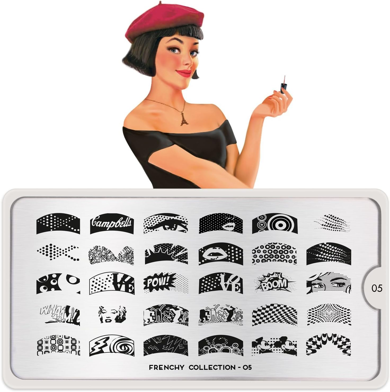 Moyou -London Stencil Frenchy Collection 05