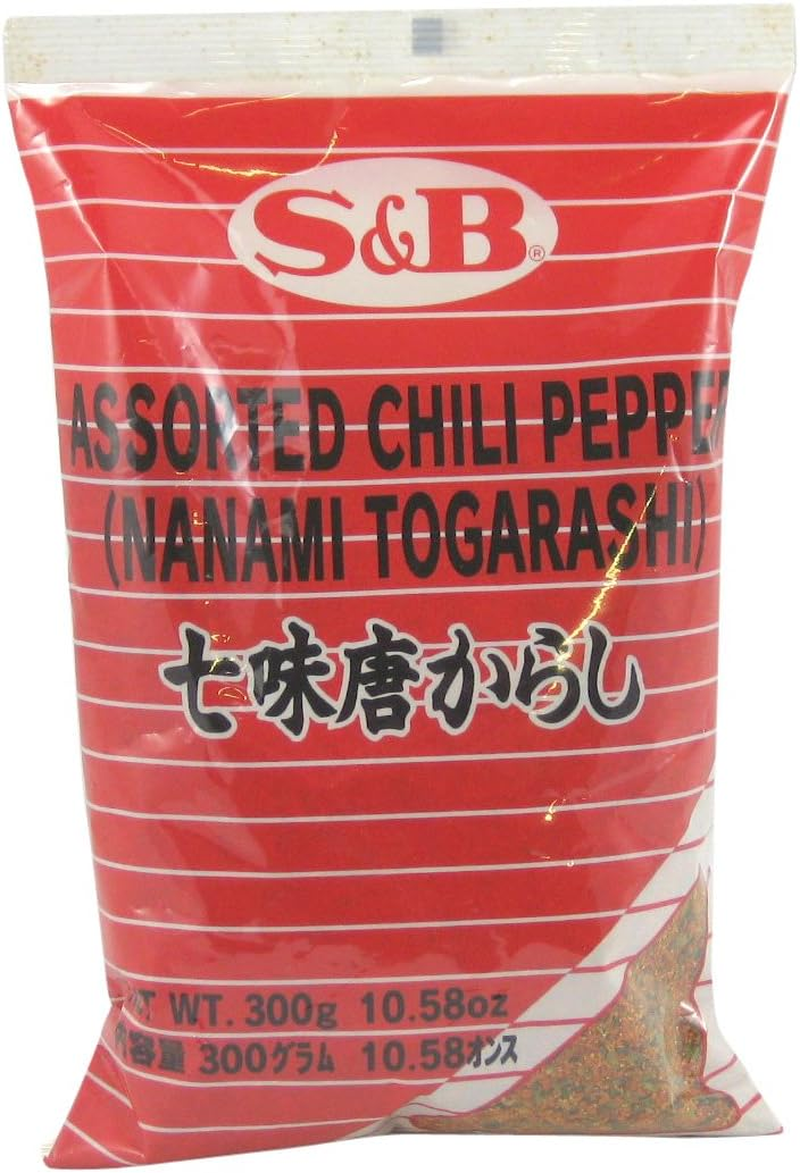 S and B Japanese 7 Flavours Seasoning Mix Shichimi Chili Pepper 300 G image number 2