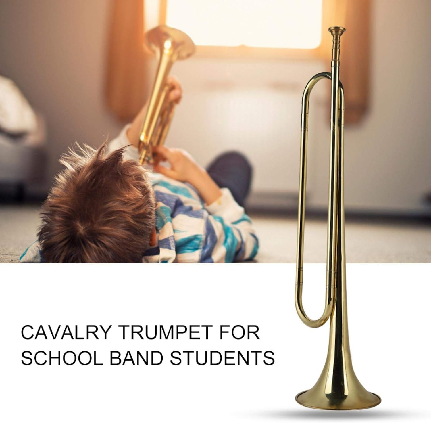 Trumpet Bugle Cavalry Trumpet Orchestra Music Orchestra Music Instrument Teenagers for Students Beginner Children