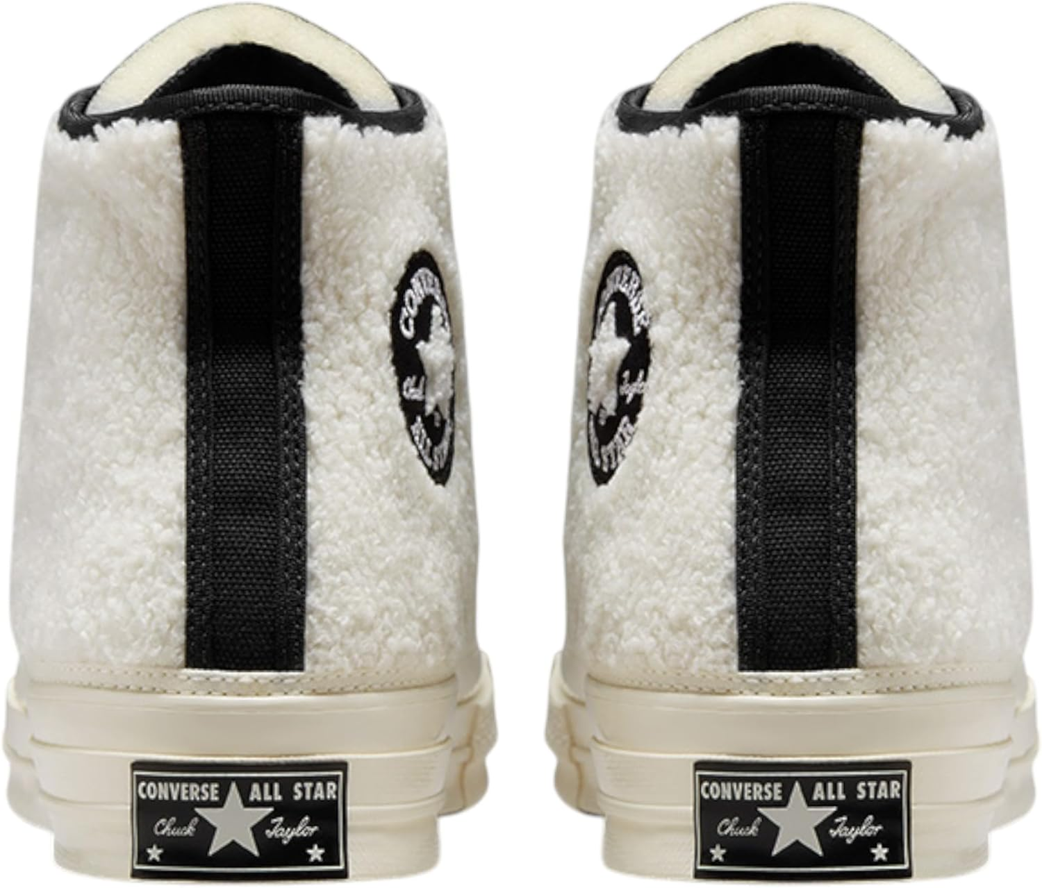 Converse Unisex Chuck 70 Cozy Utility Sherpa High Top Shoe Egret/Black/Egret 11