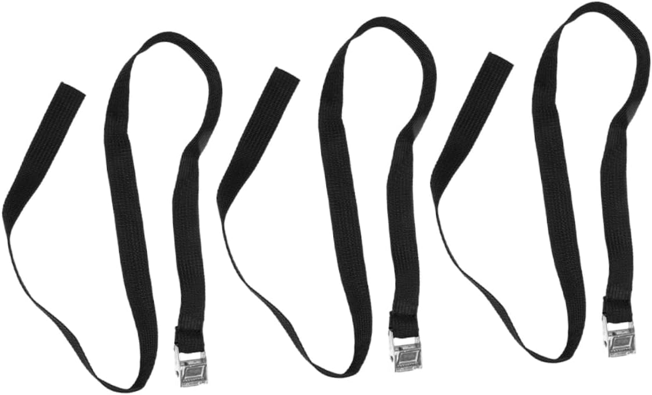 HOODANCOS 3Pcs Adjustable Heavy Duty Surfboard Lashing Straps with Metal Buckle High Elastic Travel Tie down Straps for Luggage Fitness Gear Secure Transport Outdoor Hiking Camping Use image number 3