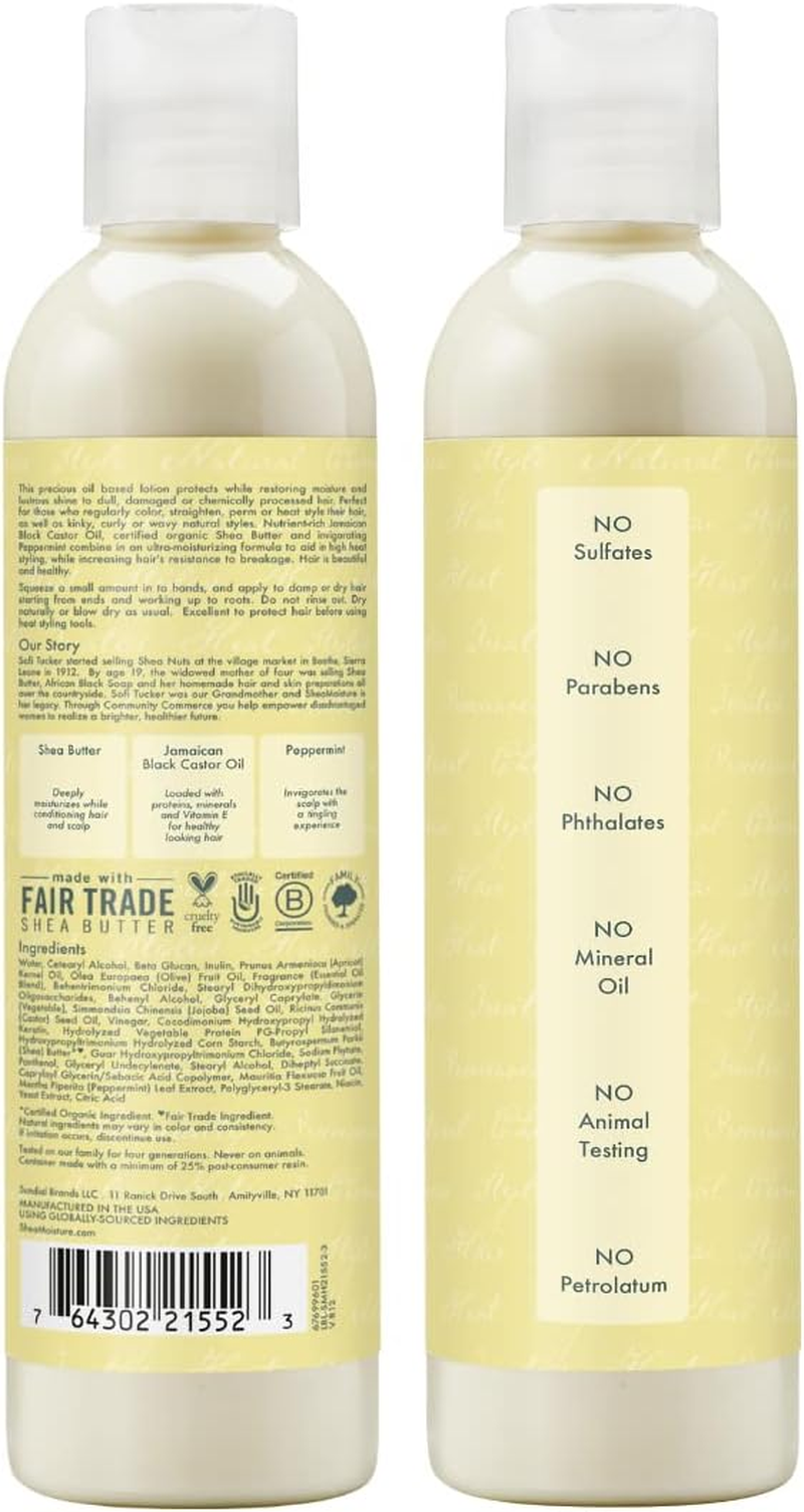 Shea Moisture Jamaican Black Castor Oil Renewal Lotion, 8 Ounce image number 1