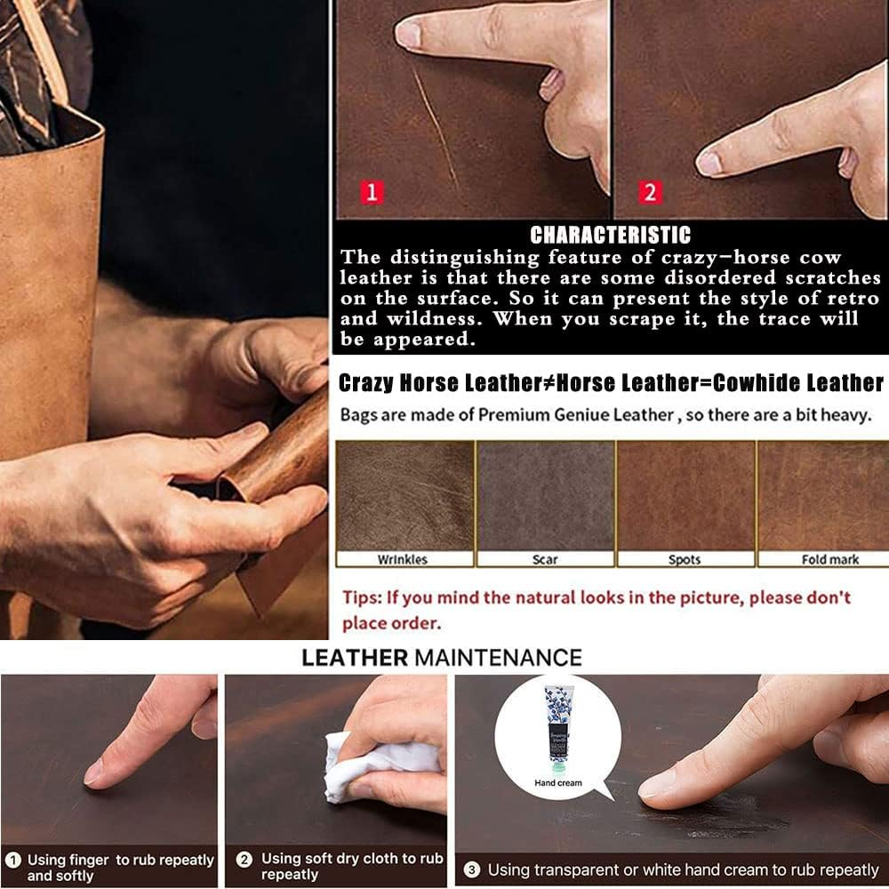 Contacts Genuine Leather Jewelry Box Travel Jewelry Storage Organizer for Men Portable Case for Cufflinks Ring Necklace Earrings with Mirror, Square+Mirror, Coffee