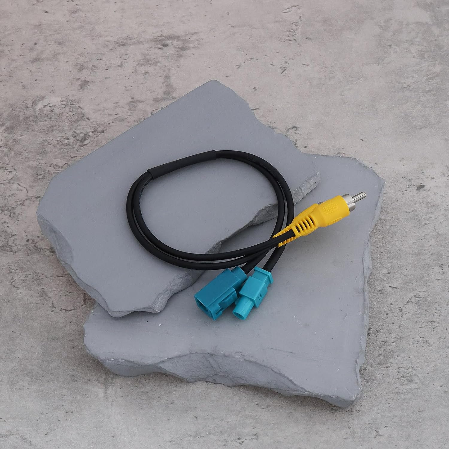 Emsea Car Rear View Camera Fakra Female to RCA Adapter Compatible with Mercedes Compatible with Ford 25Cm image number 2