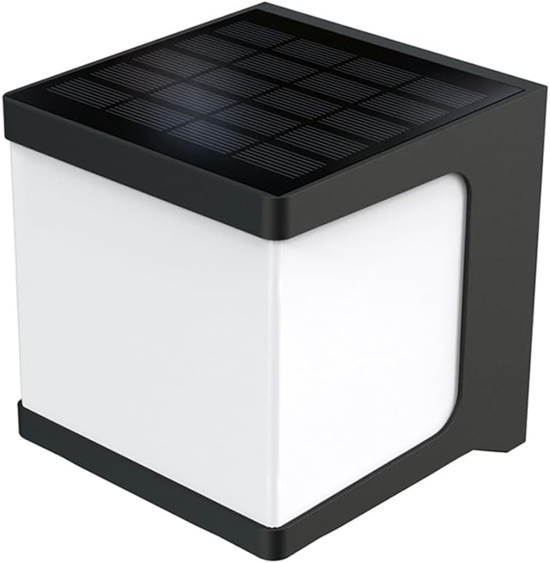 FORGE 1000 Lumens Solar-Powered Outdoor Magic Cube Wall Light image number 4