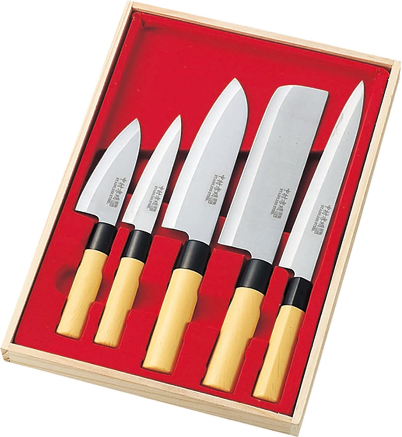 Kakusee NKS-02 Kitchen Knife Set, Stainless Steel Utility Knife, 11.0 X 1.8 X 0.9 Inches (28.0 X 4.6 X 2.2 Cm), Petty Knife, 9.3 X 0.9 X 0.8 Inches (23.6 X 2.4 X 2 Cm), Takaaki Nakamura, Stainless