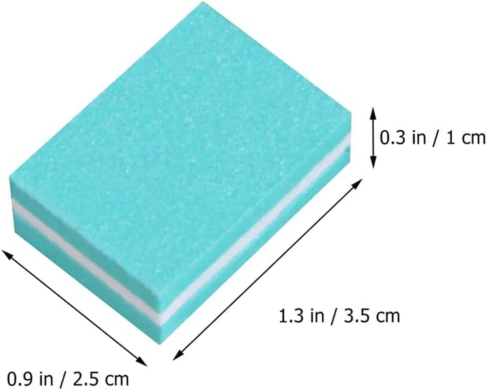 Beaupretty 10Pcs Small Square Sanding Block Nail Buffers Nail Sanding Polisher Polish Block Four Sided Nail File Mini Nail File Toe Nail Buffer Nail Rasp Baby Care Polishing File image number 6