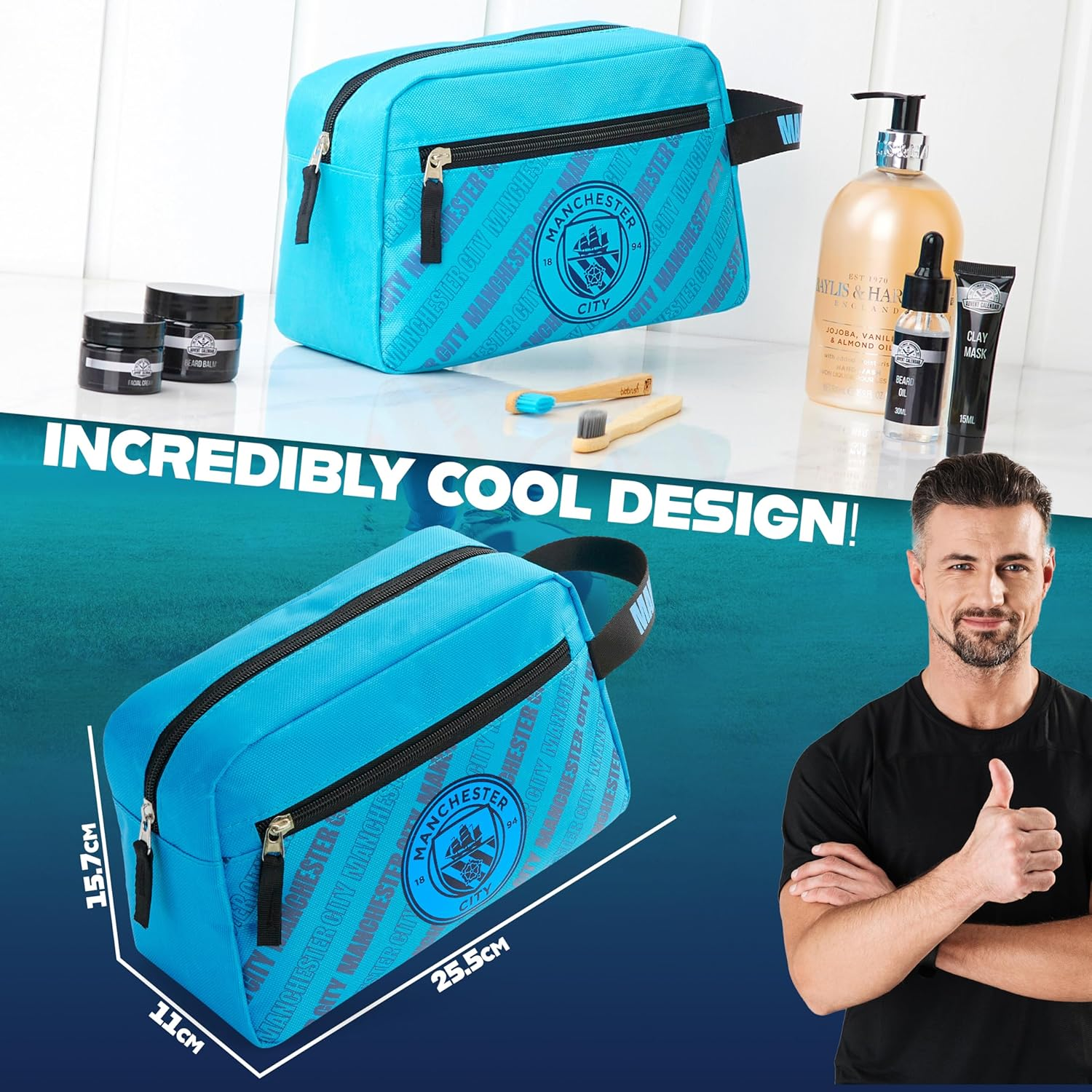 Manchester City Wash Bag image number 2