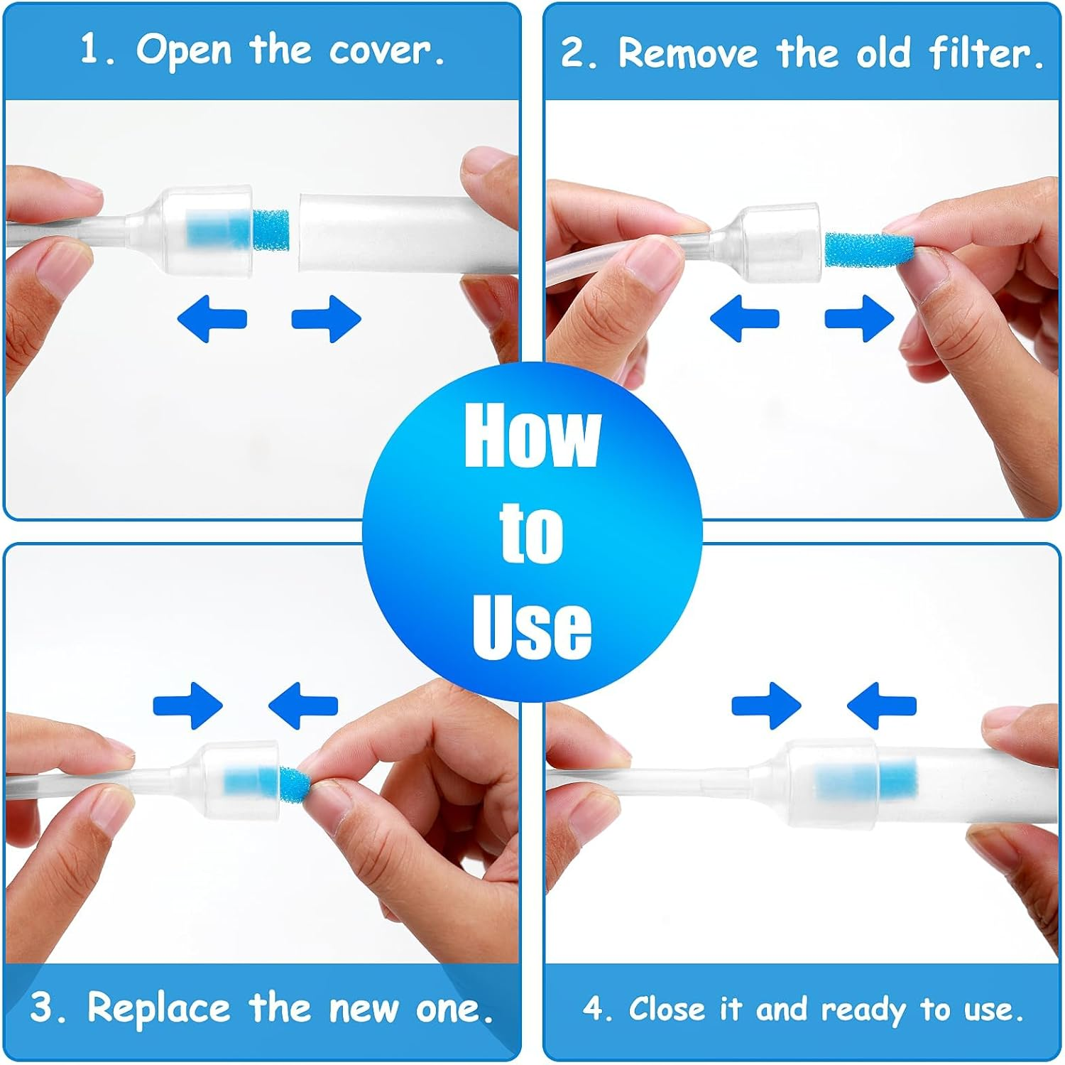 200Pcs Baby Nasal Aspirator Hygiene Filters &ndash; Replacement Nasal Inhaler Filters, Bpa-Free, Phthalate-Free, Latex-Free, Safe & Eco-Friendly for Infants, Boys & Girls image number 2