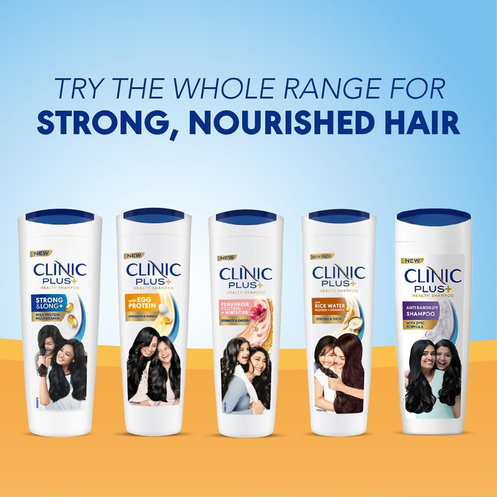 Clinic plus Strong and Extra Thick Shampoo, 340Ml