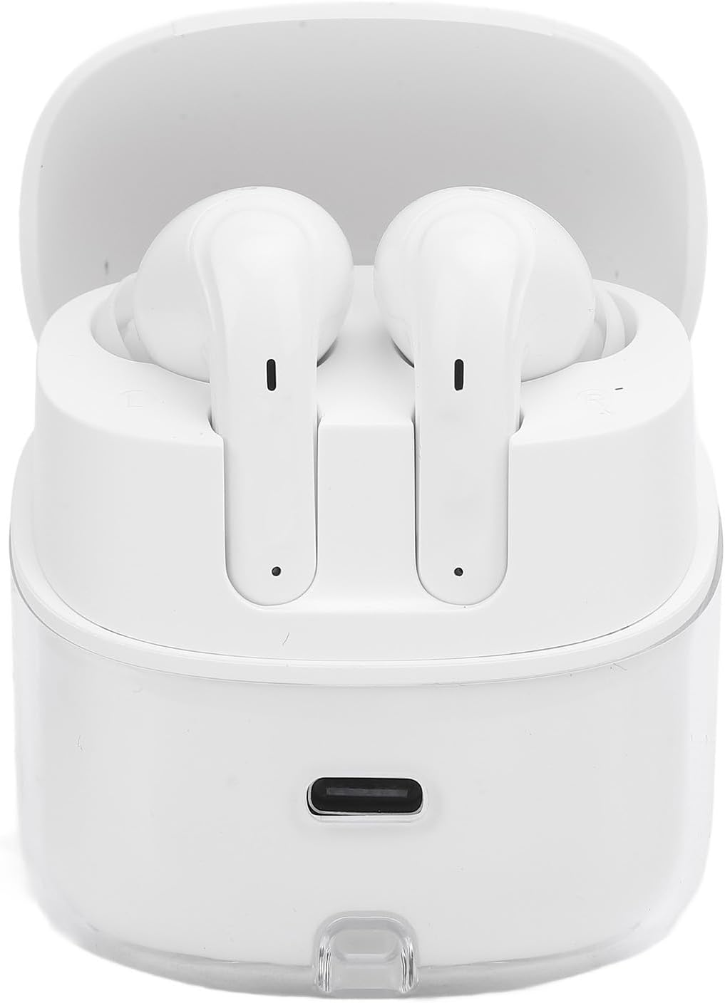 Zopsc 4 in 1 Wireless Earbuds, Hifi Stereo Noise Reduction Earphones with Battery Display and Charging Case for Music, Calls, and Shared Listening image number 3