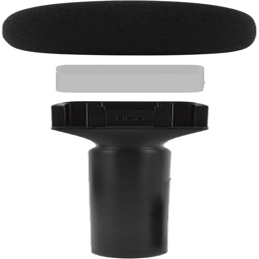Microphone Interview Handle, Lightweight Interview Microphone Adapter with Windshield Foams, Integrated Cold Shoe Clamp, for MIC 1 and 2, for Rode Wireless GO II, for Hollyland image number 5