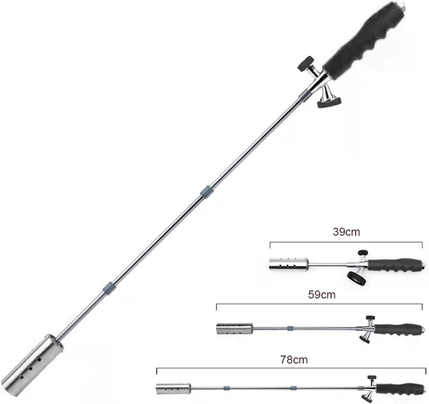 RAYWE Collapsible Flamethrower Grass Fires Machine Multifunctional Grass Blowtorch Extended Torch Machine image number 5