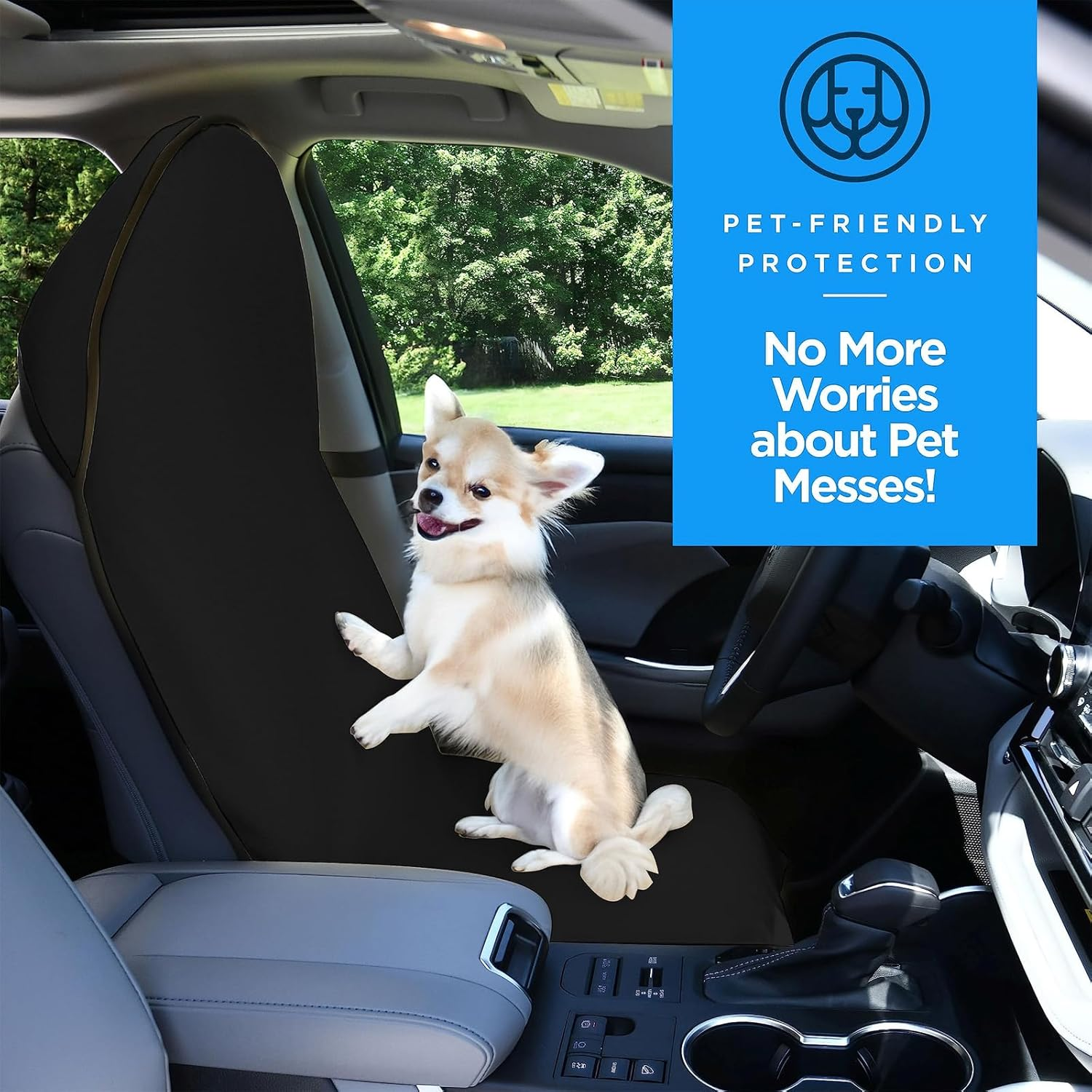 MAEZOE Waterproof Sweat Towel Seat Cover for Car Truck, Universal Fit Anti-Slip Bucket Seat Protector for Post Gym Workouts, Running, Swimming, Beach, and Hiking image number 4