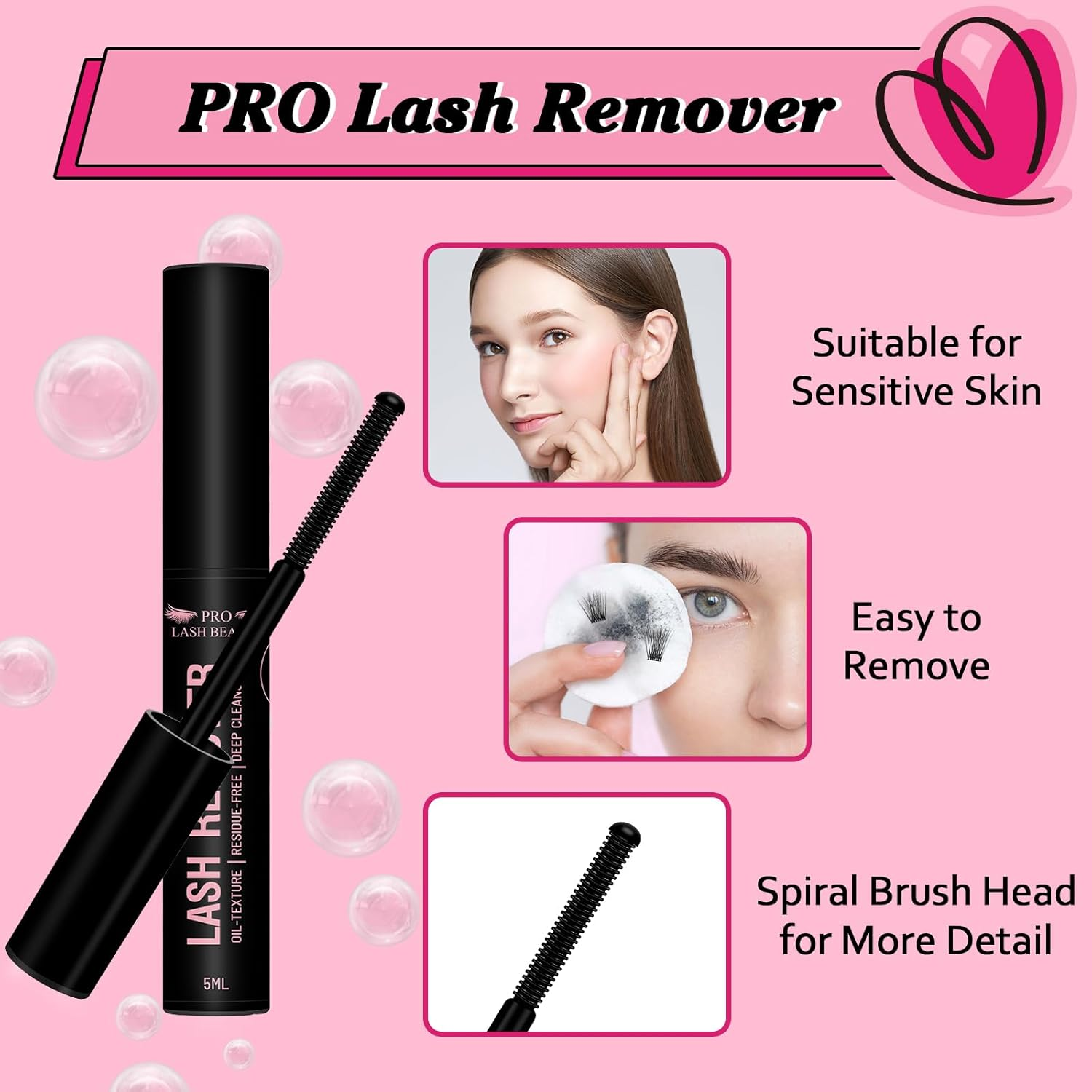 PRO 280Pcs Lash Clusters Kit DIY Lash Extension Kit Eyelash Extension with Lash Bond and Seal Applicator Brush Individual Lashes Kit Various Styles Easy to Apply at Home (30D-9-16Mix) image number 6