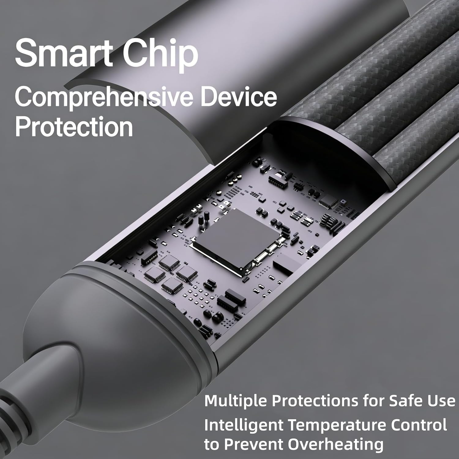 RAUWIZX 2-Piece 100W Multi-Device Charging Cable Set, 6-In-1 USB-C/A Cable, Supports 5A Fast Charging, Features Type-C/L/Micro Connectors, Compatible with Iphone, Android, Macbook, Ipad (1.2M) image number 5