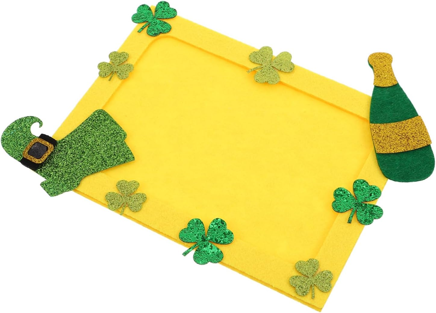 INOOMP Diy Craft Photo Frame Irish Shamrock St Patrick'S Day Decor Unfinished Decorative Artwork Frame image number 3