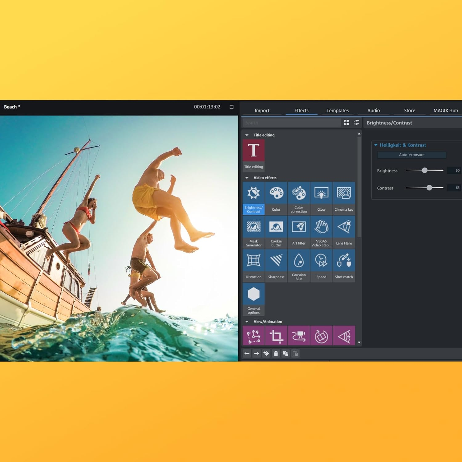 MAGIX Movie Studio 2024: Creative Video Editing for Everyone | Video Editing Program | Video Editor | for Windows 10/11 Pcs | 1 PC License image number 2