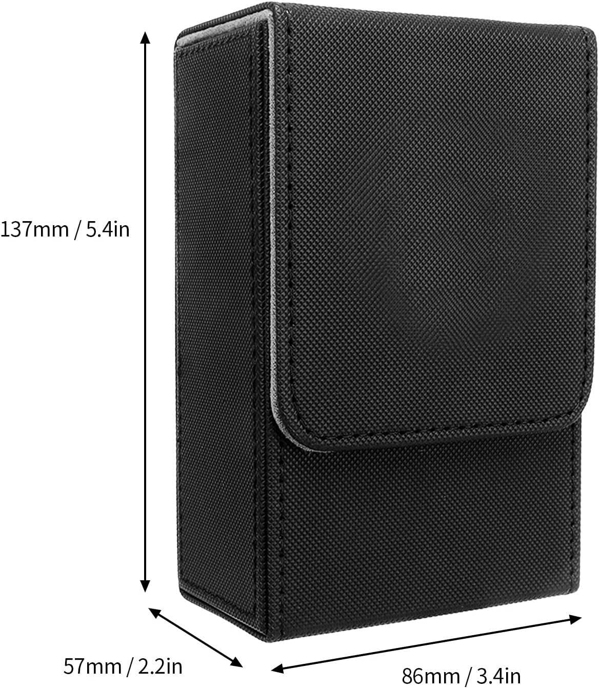 Tarot Card Case, Imported Fleece Tarot Storage Box Moon Patten PU Leather for Card Collection image number 3