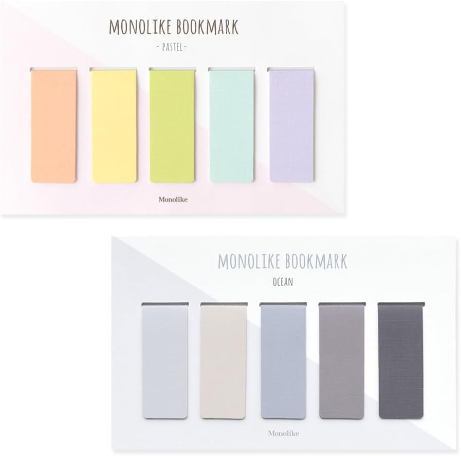 Monolike Magnetic Bookmarks Pastel + Ocean, 10 Pieces - Emerald image number 4