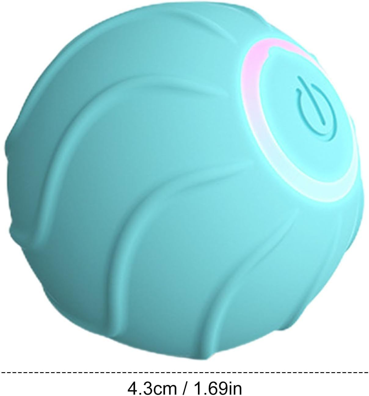 Power Ball Cat Toy - Automatic Moving Ball with Super Driver | USB Rechargeable Rotating Ball, Motion Activate Electric Cat Toy, Pets Smart Electric Cat Toys for Stiulate Hunting Instinct Pouxa image number 4