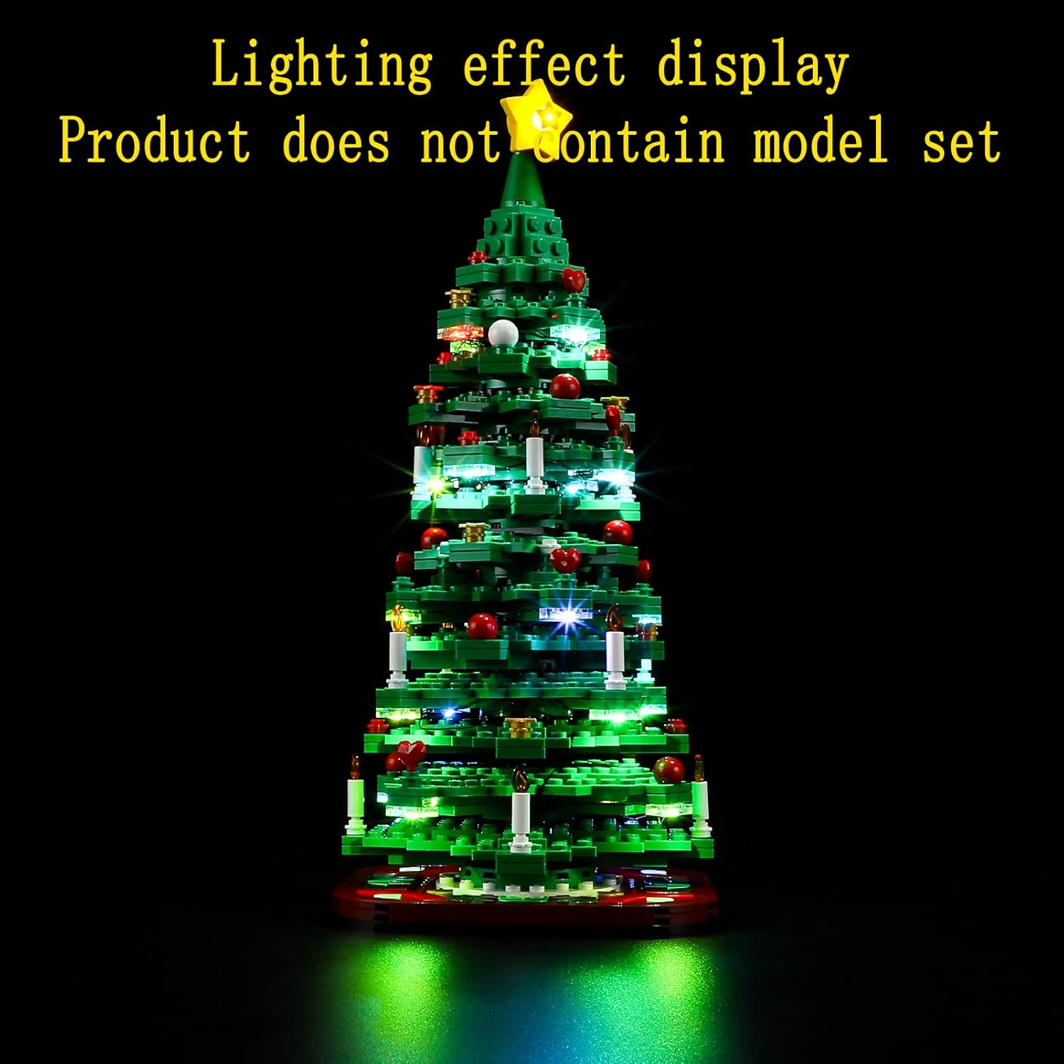 GEAMENT LED Light Kit Compatible with  Christmas Tree - Lighting Set for  40573 Building Model ( Set Not Included) image number 3