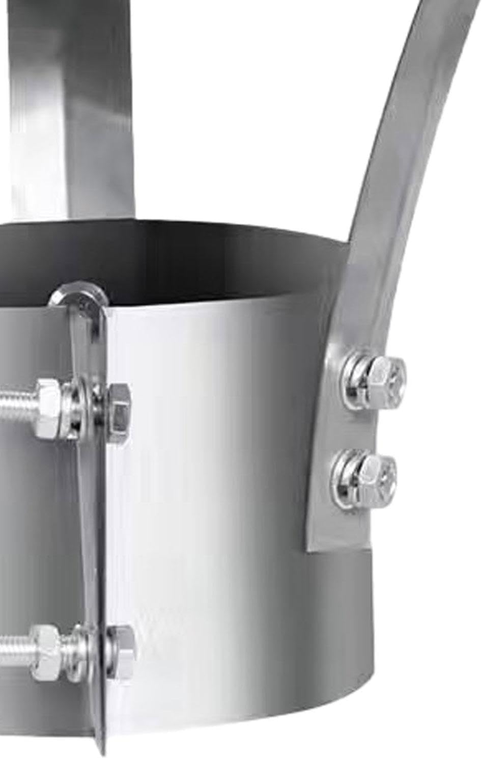 Generic Cone Top Chimney Cap Stainless Steel Chimney Exhaust Pipe Cap Practical Adjustable outside Exhaust Pipe Rain Cap for Home, Style A, as Described - Style A image number 2