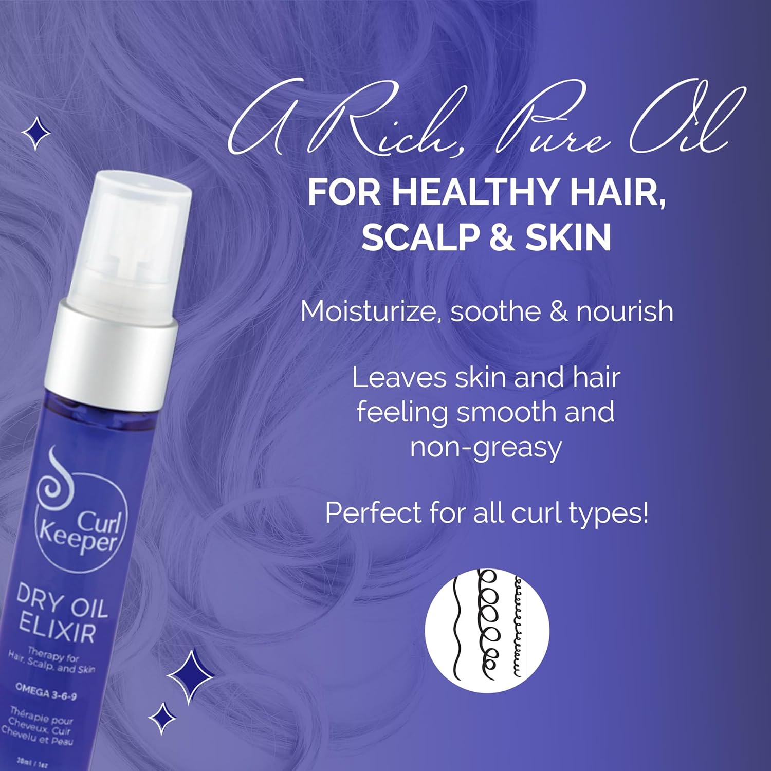 Curl Keeper Dry Oil Elixir, 29.57 Ml image number 1